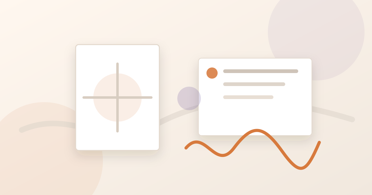 Lound editorial illustration of a five-minute post-event window turning fresh voice notes into organized reflection cards.
